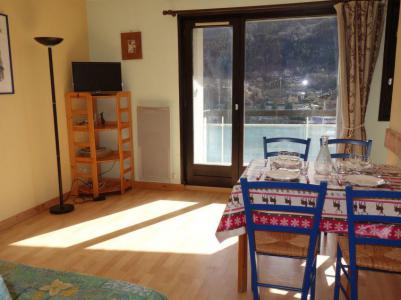 Skiverleih 1-Zimmer-Appartment für 4 Personen (2) - La Royale - Saint Gervais - Wohnzimmer