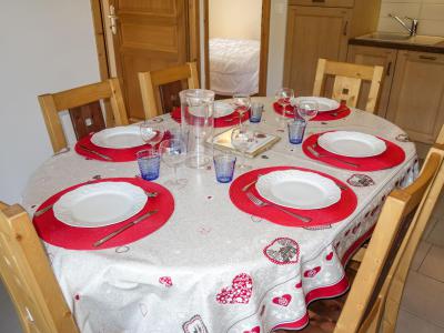 Wynajem na narty Apartament 3 pokojowy 6 osób (1) - Le Clos de la Fontaine - Saint Gervais - Pokój gościnny