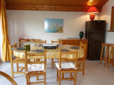 Ski verhuur Appartement 4 kamers 8 personen (1) - Le Martagon - Saint Gervais - Woonkamer