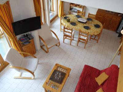 Ski verhuur Appartement 4 kamers 8 personen (1) - Le Martagon - Saint Gervais - Woonkamer