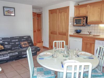 Wynajem na narty Apartament 2 pokojowy 4 osób (4) - Les Jardins Alpins - Saint Gervais - Pokój gościnny