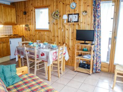 Wynajem na narty Apartament 3 pokojowy 4 osób (5) - Les Jardins Alpins - Saint Gervais - Pokój gościnny