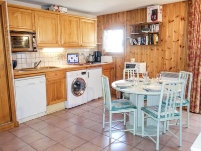 Ski verhuur Appartement 2 kamers 4 personen (4) - Les Jardins Alpins - Saint Gervais - Woonkamer