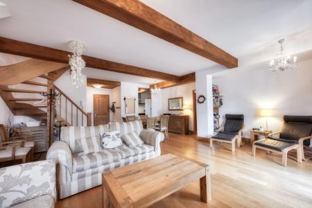 Wynajem na narty Apartament duplex 5 pokojowy 8 osób - Résidence L'Ours - Saint Gervais - Pokój gościnny