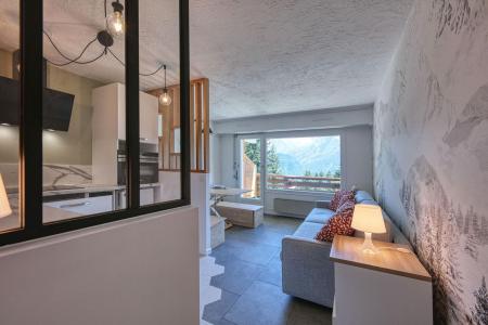 Rent in ski resort Studio 2 people - Résidence La Christaz - Saint Gervais - Living room
