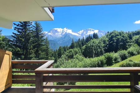 Location au ski Studio 2 personnes - Résidence La Christaz - Saint Gervais - Balcon