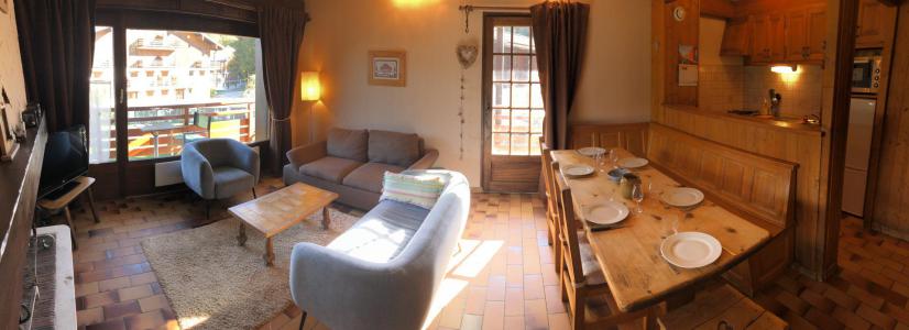 Rent in ski resort 3 room apartment 6 people (4) - Résidence la Gélinotte - Saint Gervais - Living room