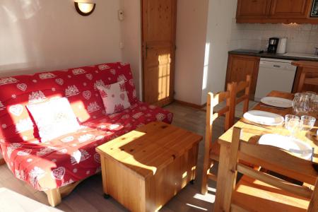 Skiverleih 2-Zimmer-Holzhütte für 6 Personen (104) - Résidence le Grand Panorama - Saint Gervais - Wohnzimmer