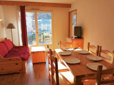Skiverleih 2-Zimmer-Holzhütte für 6 Personen (211) - Résidence le Grand Panorama - Saint Gervais - Wohnzimmer