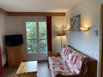 Skiverleih 2-Zimmer-Holzhütte für 6 Personen (401) - Résidence le Grand Panorama - Saint Gervais - Wohnzimmer