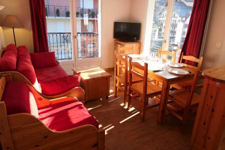 Ski verhuur Appartement 3 kamers 6 personen (312) - Résidence le Grand Panorama - Saint Gervais - Woonkamer