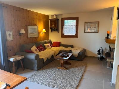 Rent in ski resort 2 room apartment cabin 4 people (3) - Résidence les Crocus - Saint Gervais - Living room
