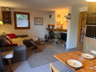 Rent in ski resort 2 room apartment cabin 4 people (3) - Résidence les Crocus - Saint Gervais - Living room