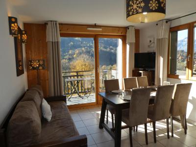 Rent in ski resort 3 room apartment 6 people (A4) - Résidence les Fermes de Saint Gervais - Saint Gervais - Living room