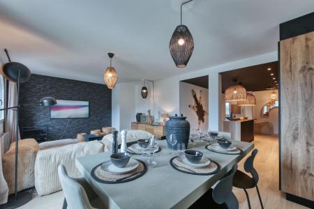 Ski verhuur Appartement 3 kamers 4 personen - Résidence Mont Joie - Saint Gervais - Woonkamer