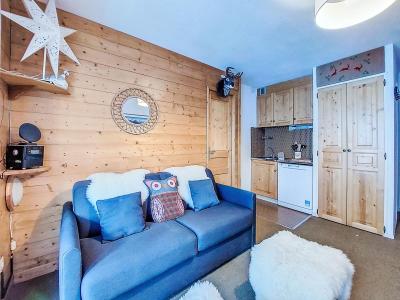 Ski verhuur Studio cabine 4 personen (1) - Topaze - Saint Gervais - Woonkamer