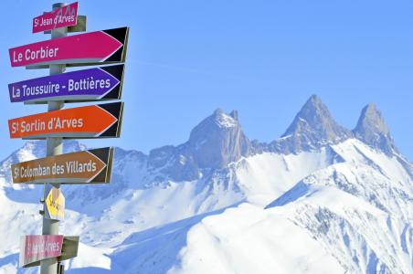 Location au ski Les Chalets des Ecourts - Saint Jean d'Arves - Extérieur hiver