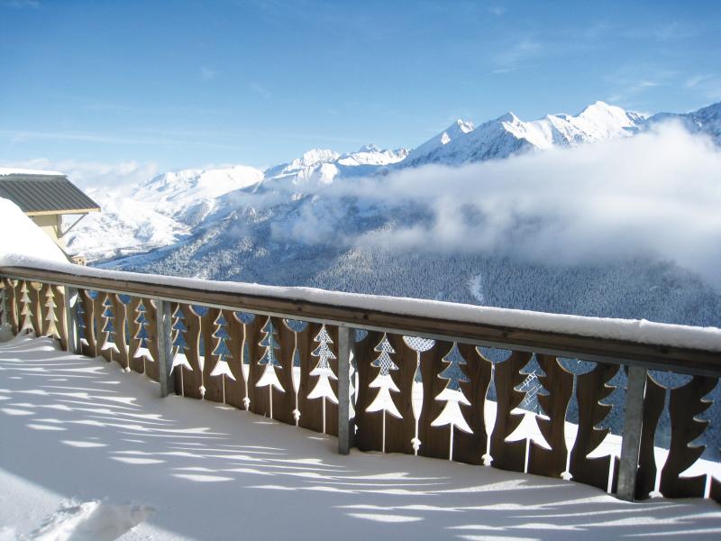 Location au ski Résidence Lagrange les Chalets de l'Adet - Saint Lary Soulan - Extérieur hiver