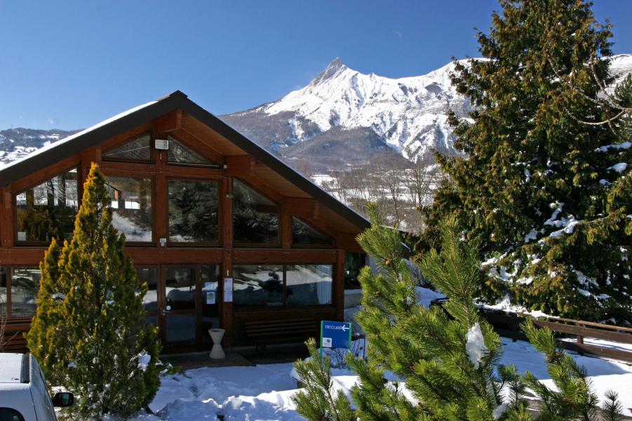 Аренда на лыжном курорте VVF Les Ecrins Champsaur - Saint-Léger-les-Mélèzes - зимой под открытым небом