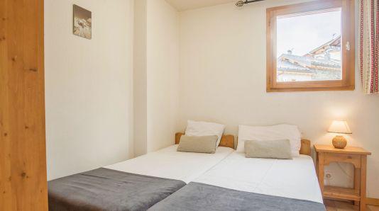 Rent in ski resort 3 room apartment 4 people (4) - Chalet Acacia - Saint Martin de Belleville - Bedroom