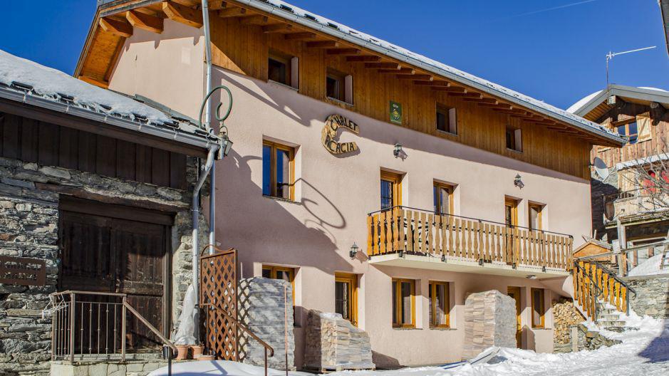 Rent in ski resort Chalet Acacia - Saint Martin de Belleville - Winter outside