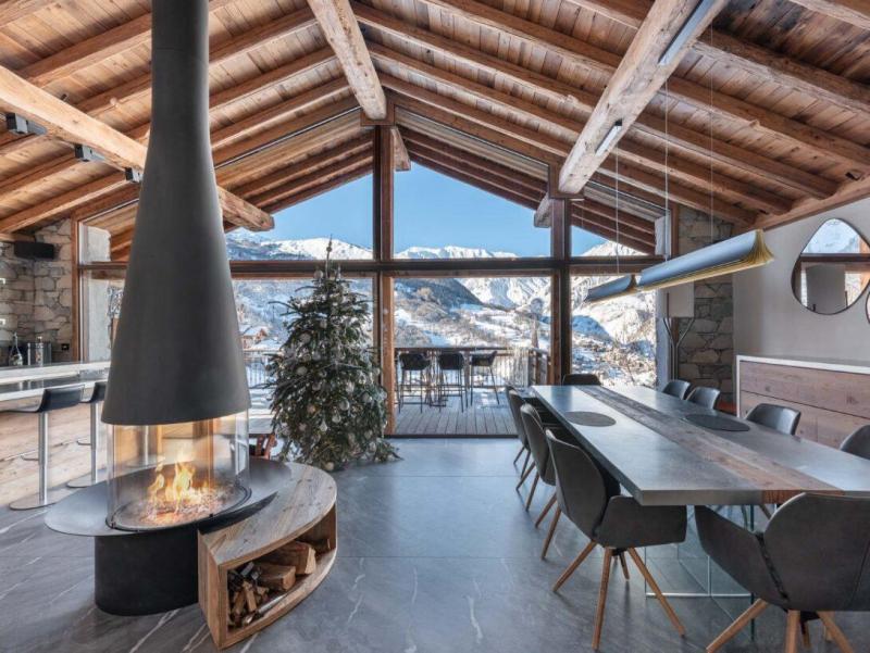 Skiverleih 8 Zimmer Chalet für 12 Personen - Chalet Aloha - Saint Martin de Belleville - Wohnzimmer