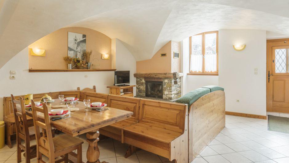 Alquiler al esquí Apartamento 3 piezas para 4 personas - Chalet Balcons Acacia - Saint Martin de Belleville - Comedor