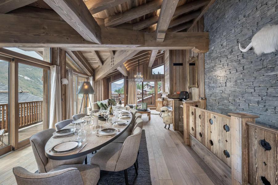 Rent in ski resort 6 room chalet 10 people - Chalet Coco Marcel - Saint Martin de Belleville - Dining area