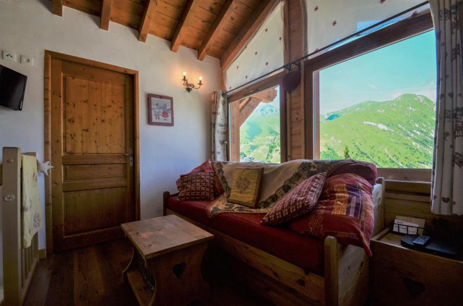Rent in ski resort 4 room duplex chalet 6 people - Chalet de Julie - Saint Martin de Belleville - Living room
