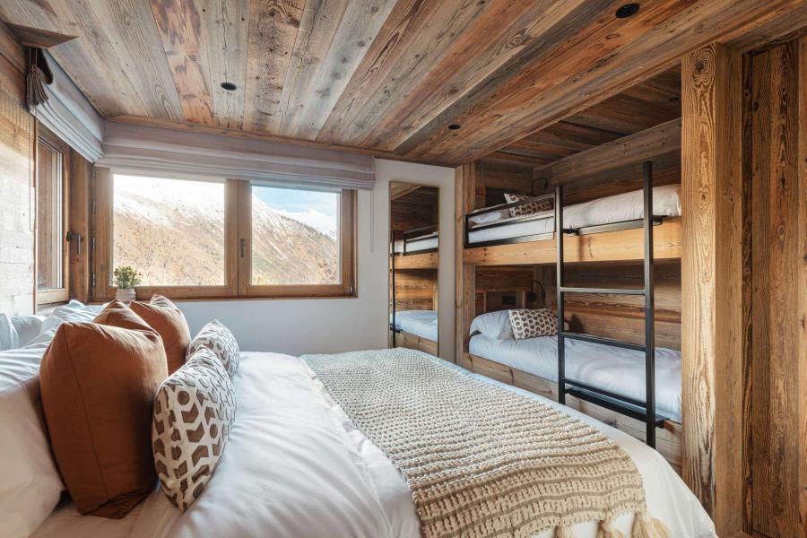 Rent in ski resort 7 room quadriplex chalet 12 people - Chalet Denali - Saint Martin de Belleville - Bedroom