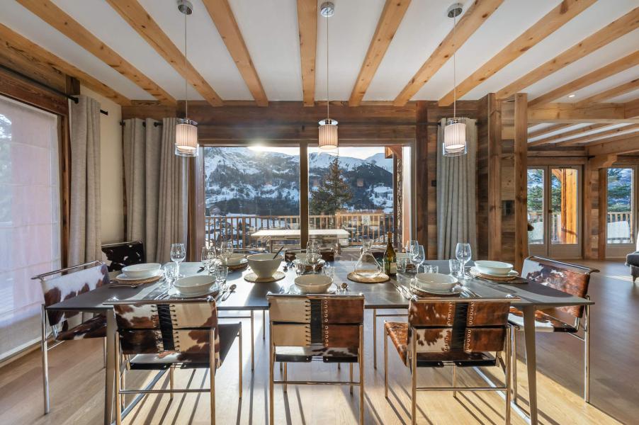 Rent in ski resort 6 room chalet 10 people - Chalet Duchesse - Saint Martin de Belleville - Dining area