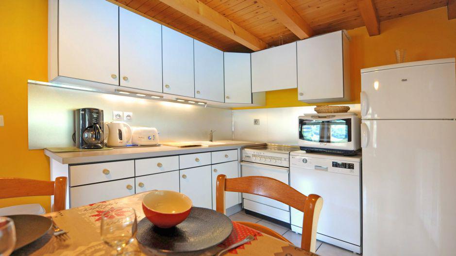 Skiverleih 3 Zimmer Maisonettewohnung für 5 Personen - Chalet Iris - Saint Martin de Belleville - Küche