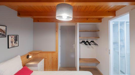 Skiverleih 3 Zimmer Maisonettewohnung für 5 Personen - Chalet Iris - Saint Martin de Belleville - Schlafzimmer