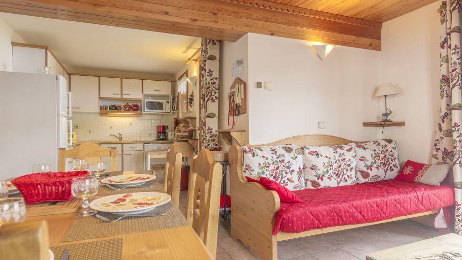 Rent in ski resort 4 room apartment 6 people - Chalet Iris - Saint Martin de Belleville - Bench seat