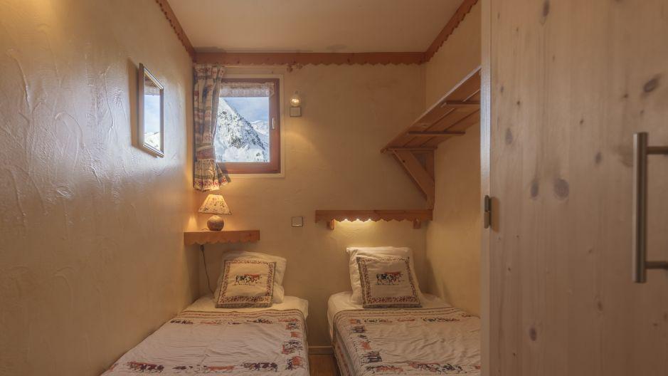 Rent in ski resort 4 room apartment 6 people - Chalet Iris - Saint Martin de Belleville - Cabin