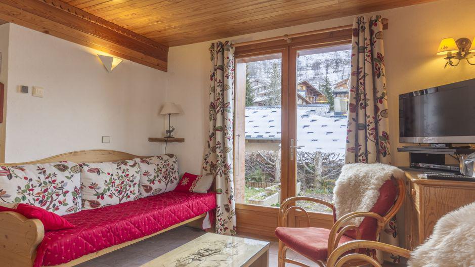 Location au ski Appartement 4 pièces 6 personnes - Chalet Iris - Saint Martin de Belleville - Banquette-lit