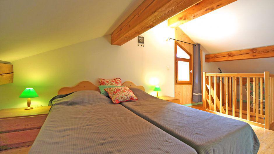 Location au ski Appartement duplex 3 pièces 5 personnes - Chalet Iris - Saint Martin de Belleville - Chambre ouverte