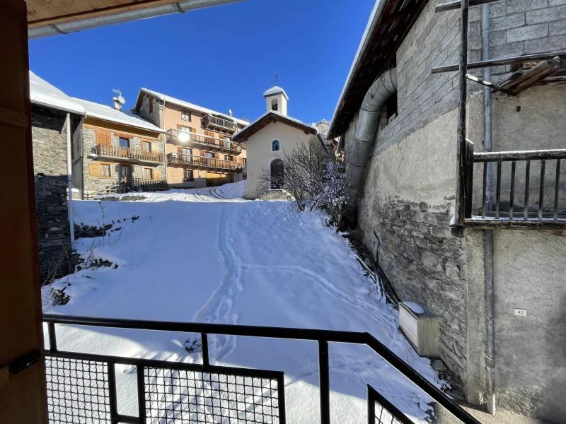 Rent in ski resort Chalet le Dahu - Saint Martin de Belleville - Balcony