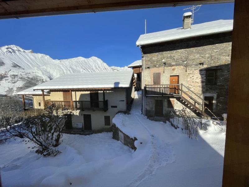 Rent in ski resort Chalet le Dahu - Saint Martin de Belleville - Balcony