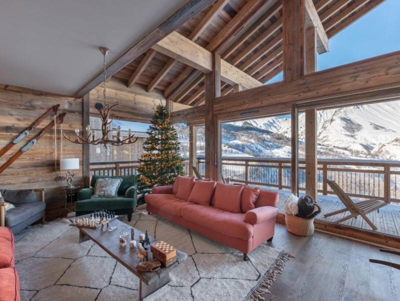 Аренда на лыжном курорте Шале 6 комнат 12 чел. - Chalet Noor - Saint Martin de Belleville - Салон