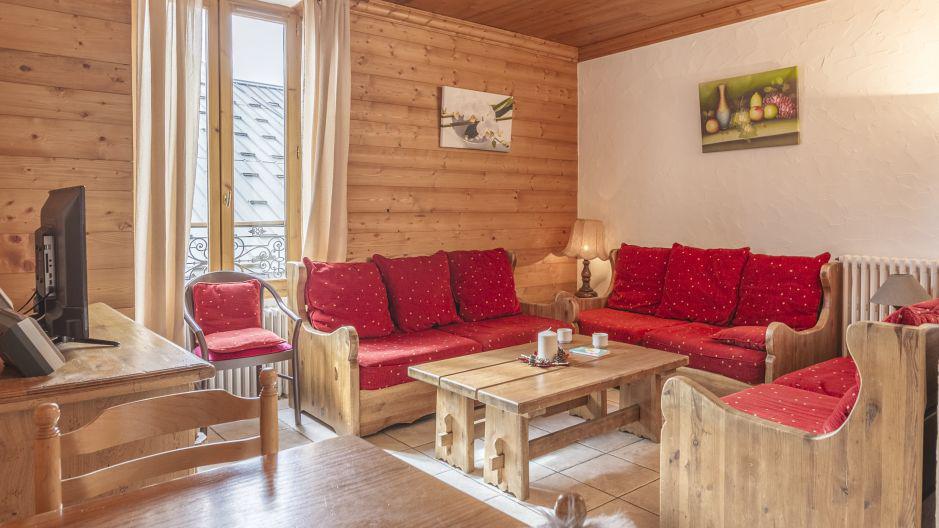 Ski verhuur Chalet 9 kamers 15 personen - Chalet Oursons - Saint Martin de Belleville - Woonkamer