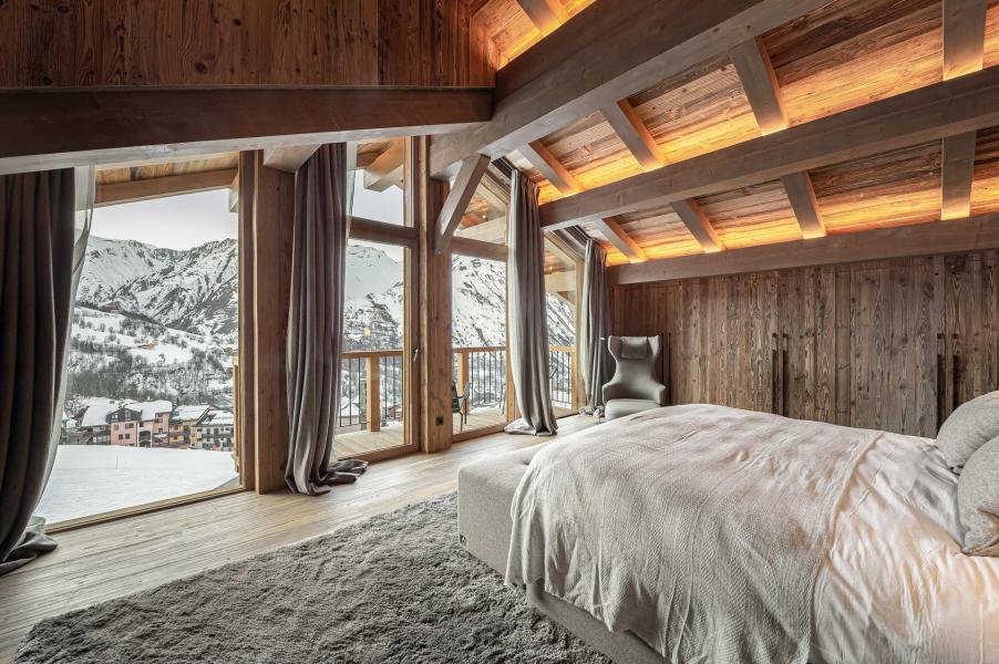 Rent in ski resort 7 room chalet 14 people - Chalet Québec - Saint Martin de Belleville - Bedroom