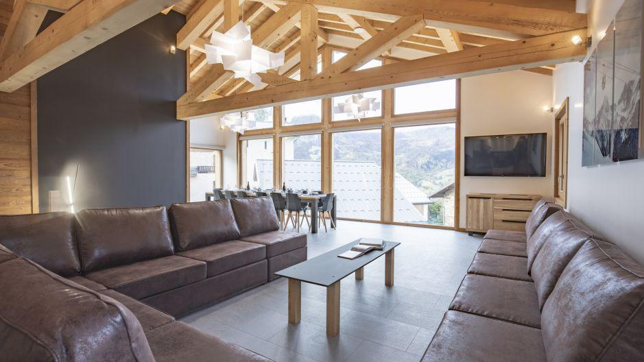 Location au ski Chalet Villarabout - Saint Martin de Belleville - Séjour