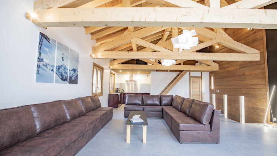 Location au ski Chalet Villarabout - Saint Martin de Belleville - Séjour