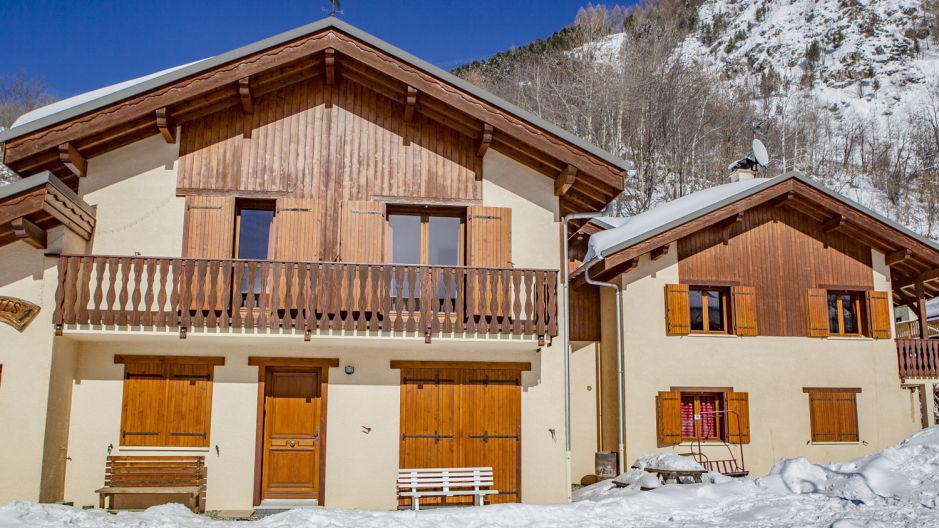 Аренда на лыжном курорте Chalets Violettes - Saint Martin de Belleville - зимой под открытым небом