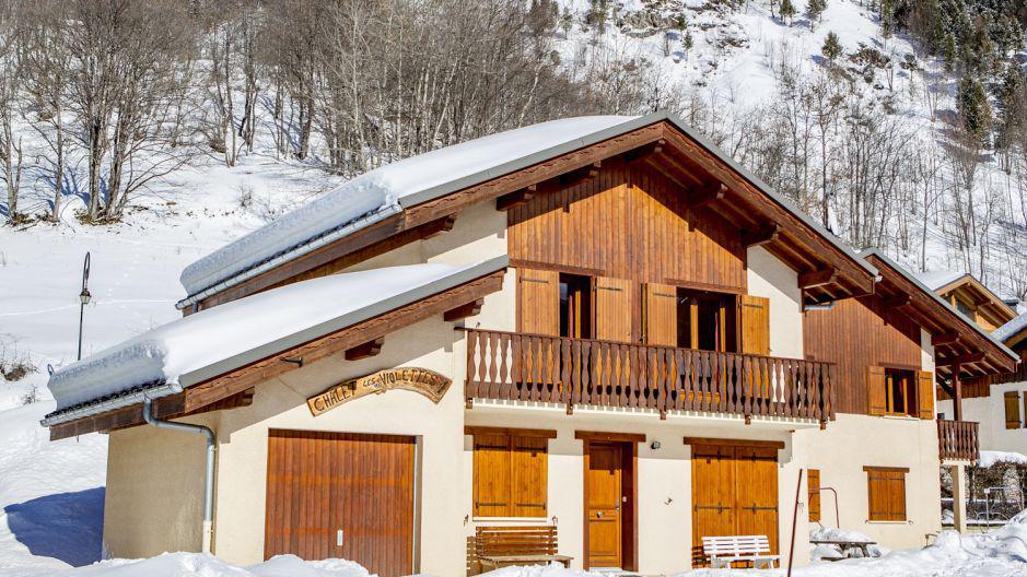 Аренда на лыжном курорте Chalets Violettes - Saint Martin de Belleville - зимой под открытым небом