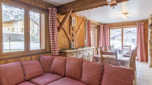 Rent in ski resort 6 room chalet 12 people (121) - Chalets Violettes - Saint Martin de Belleville - Living room