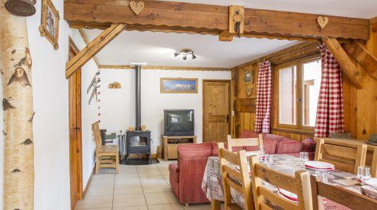 Rent in ski resort 6 room chalet 12 people (121) - Chalets Violettes - Saint Martin de Belleville - Living room