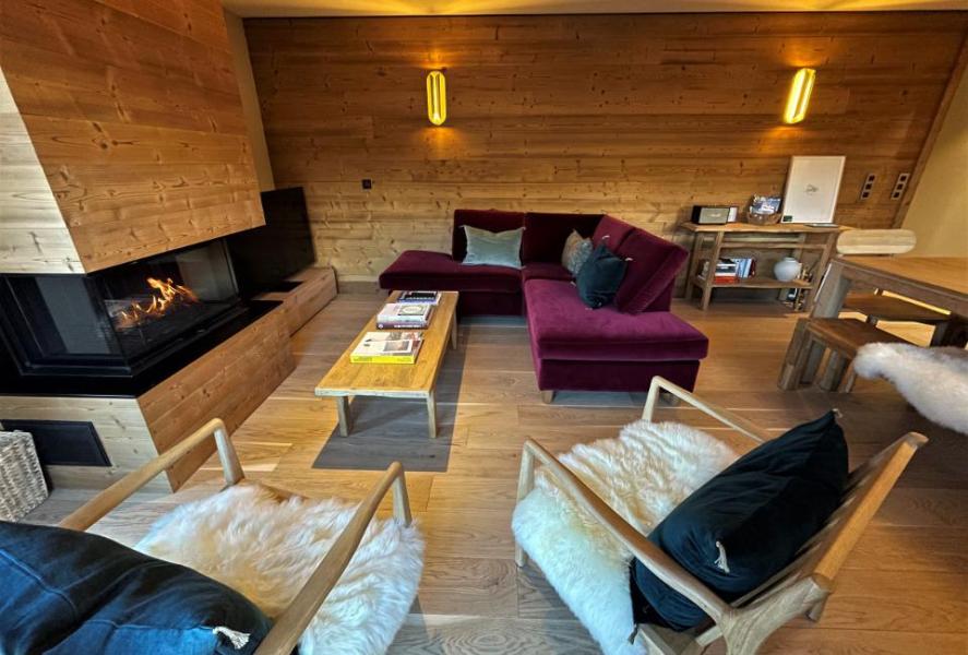Rent in ski resort 4 room apartment 8 people (B4) - La Résidence le Cheval Noir - Saint Martin de Belleville - Living room