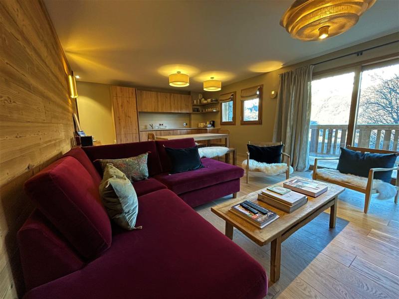 Аренда на лыжном курорте Апартаменты 4 комнат 8 чел. (B4) - La Résidence le Cheval Noir - Saint Martin de Belleville - Салон
